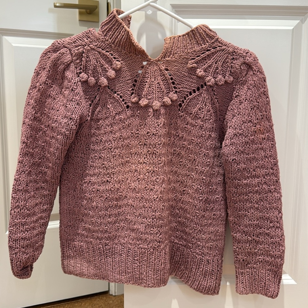 Beautiful Dusty Pink Vintage Sweater size Small/Medium